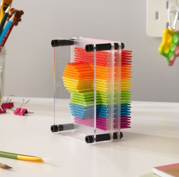 Rainbow Pin Art